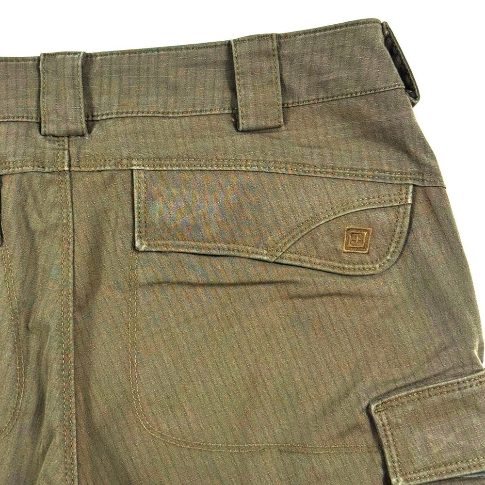 5.11 Tactical Cargo Pants Olive Green Ripstop Hiking Utility Womens 6 Regular